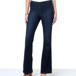 Bootcut Jessica Simpson jeans soft sculpt dark blue jeans flair jeans dark blue
